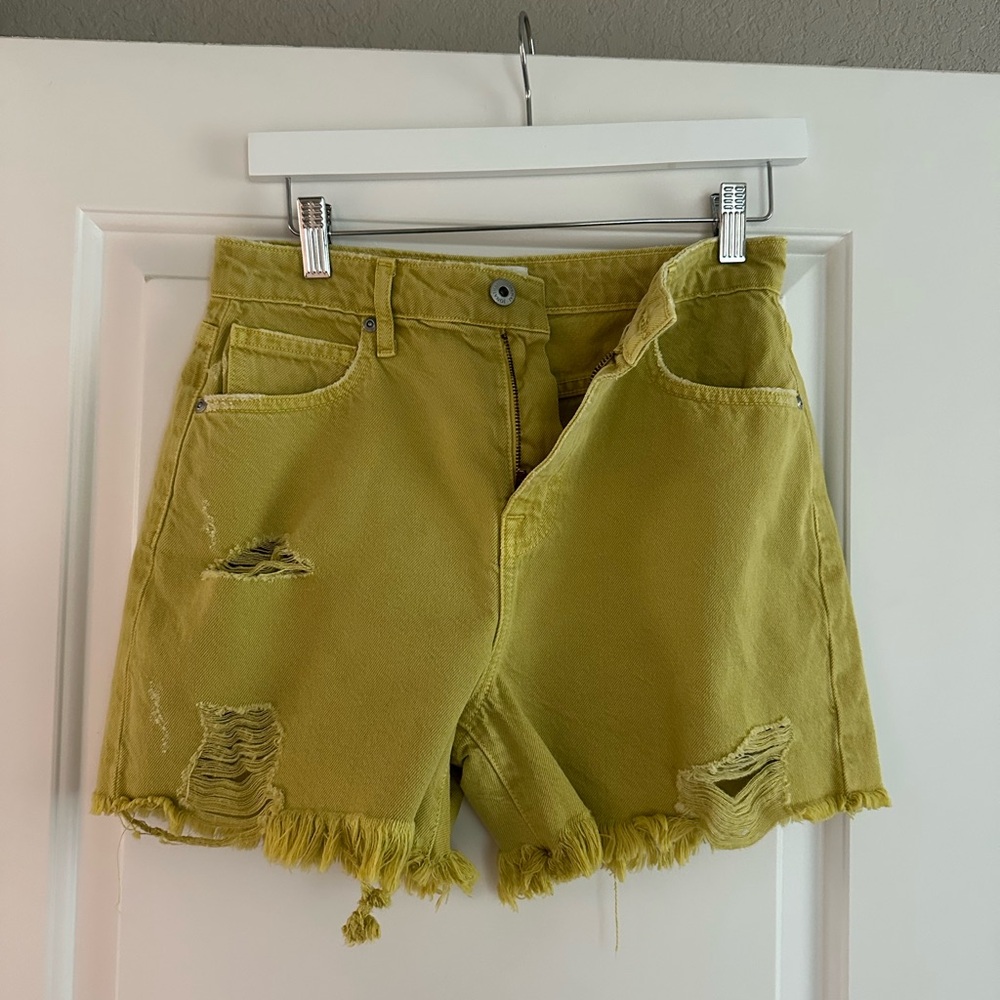 JONATHAN SIMKHAI  Luca Ultra High-Rise Jean Shorts